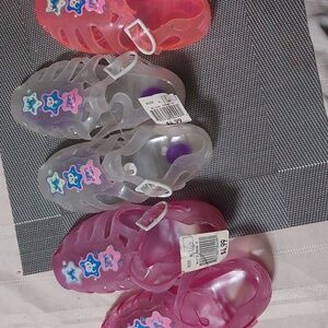 Girls Jelly Sandals Sz 6 (15 1/2)